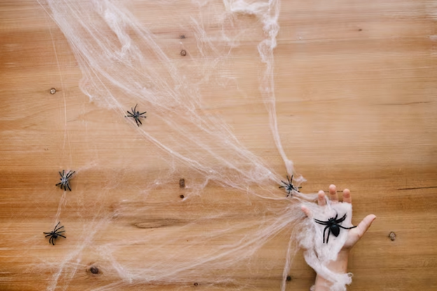 Look up from time to time while working. Don't be concerned if you notice spiderwebs in the corners of the room.You can take a cloth and softly remove them. But if these spiderwebs are too high or in tricky spots, there's a trick. You can attach the fabric to a broomstick. This way, you can reach those high and difficult places. Cleaning away the spiderwebs is simple and quick. Doing this makes your workspace cleaner and more pleasant for everyone. Plus, it helps keep your environment looking neat and tidy. So, remember to glance up and give those cobwebs a gentle swipe when needed.